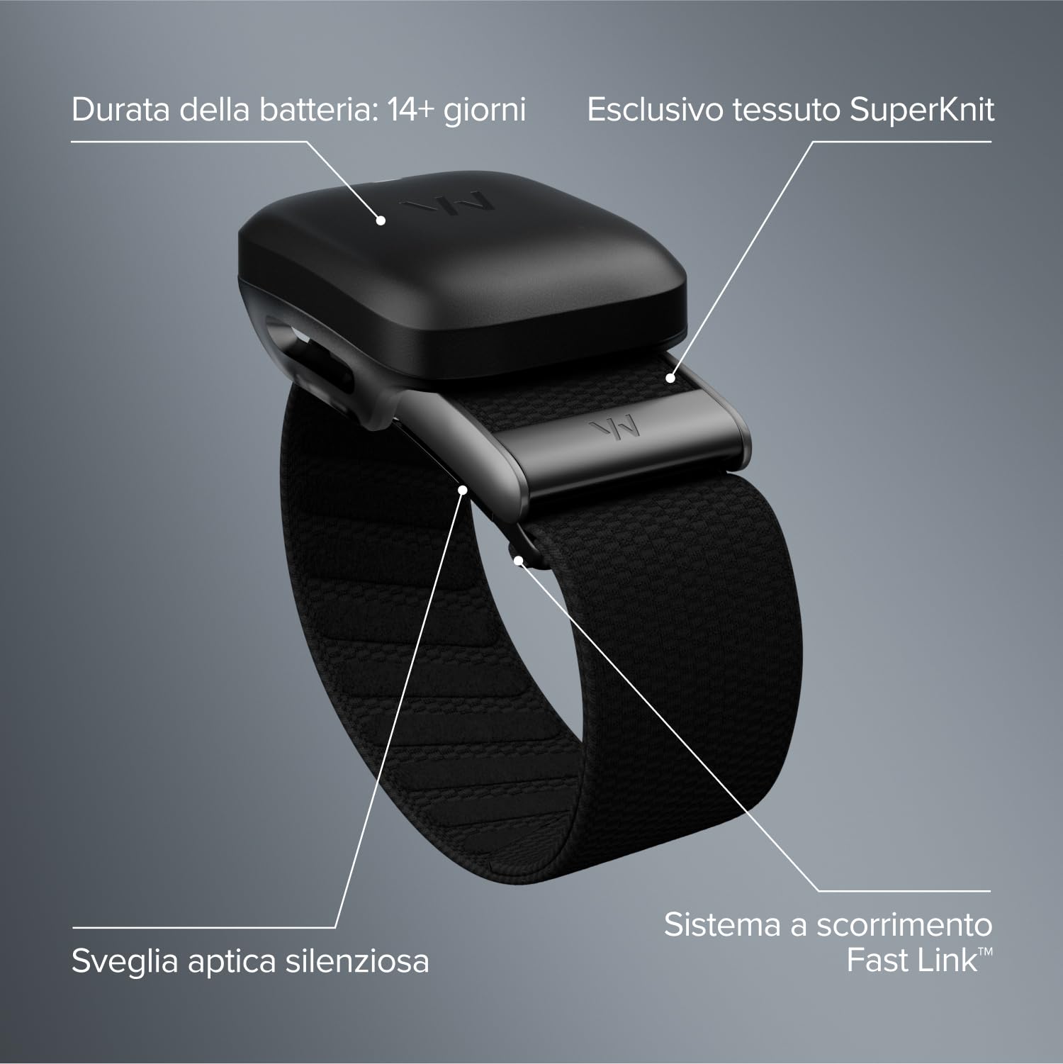 WHOOP - Abbonamento annuale - Indossabile per salute e fitness 5.0/MG - Monitoraggio continuo con VO2 massimo, monitoraggio del sonno, coaching personalizzato, approfondimenti sul ciclo mestruale