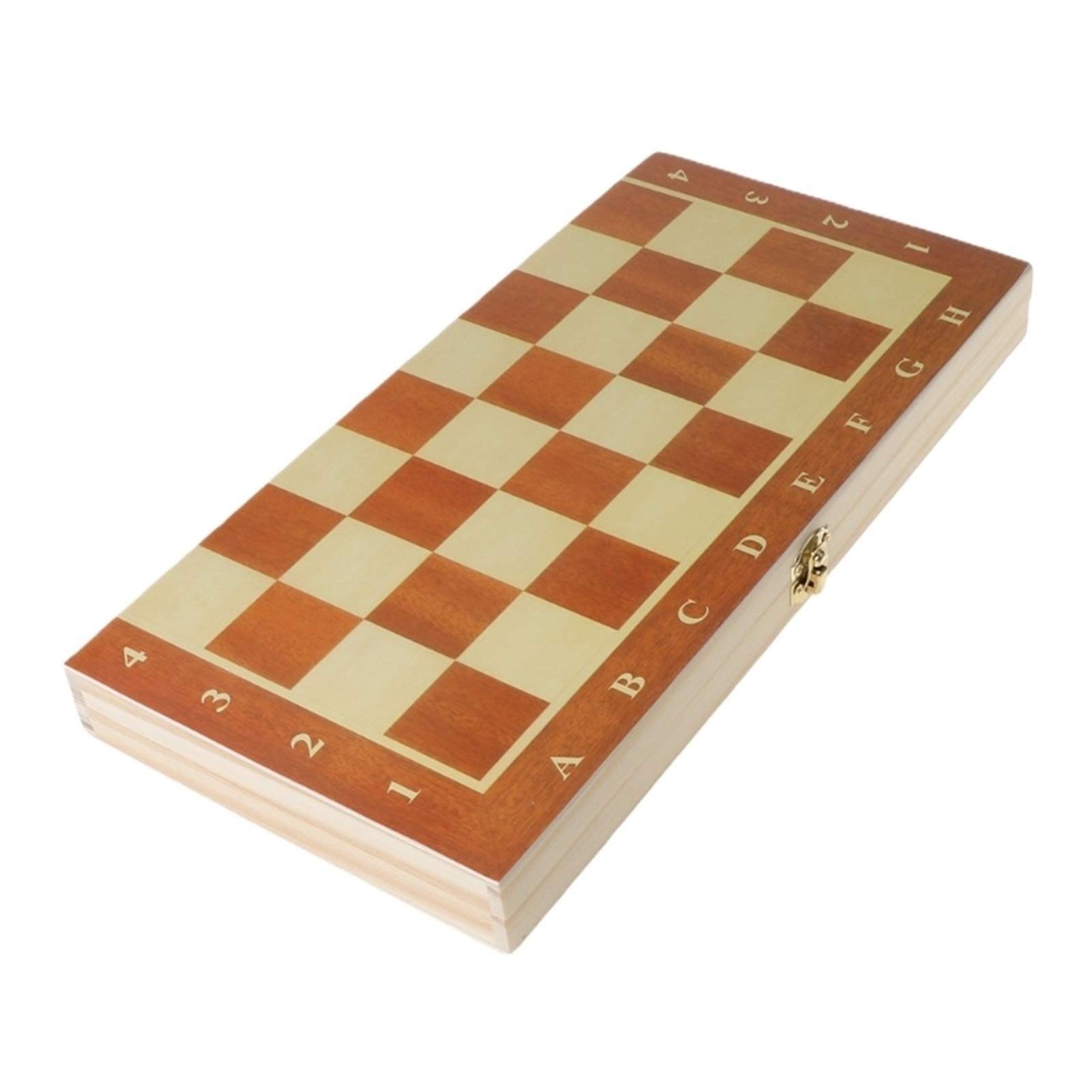 MRKU 3 in 1 Internationales Schachspiel Brettspiel Reisespiele Schach Backgammon Dame Unterhaltung Internationale Schachfiguren