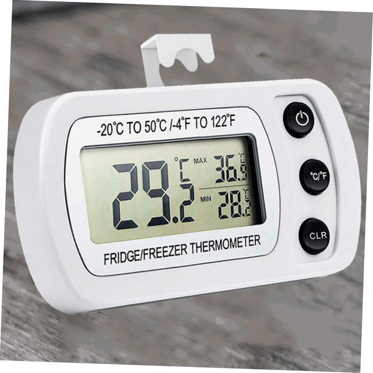 Amosfun 6 Piezas monitor de temperatura inalámbrico alarma refrigerador congelador digital frigorifico y congelador termometro para frigorifico sensor de temperatura termómetro congelador