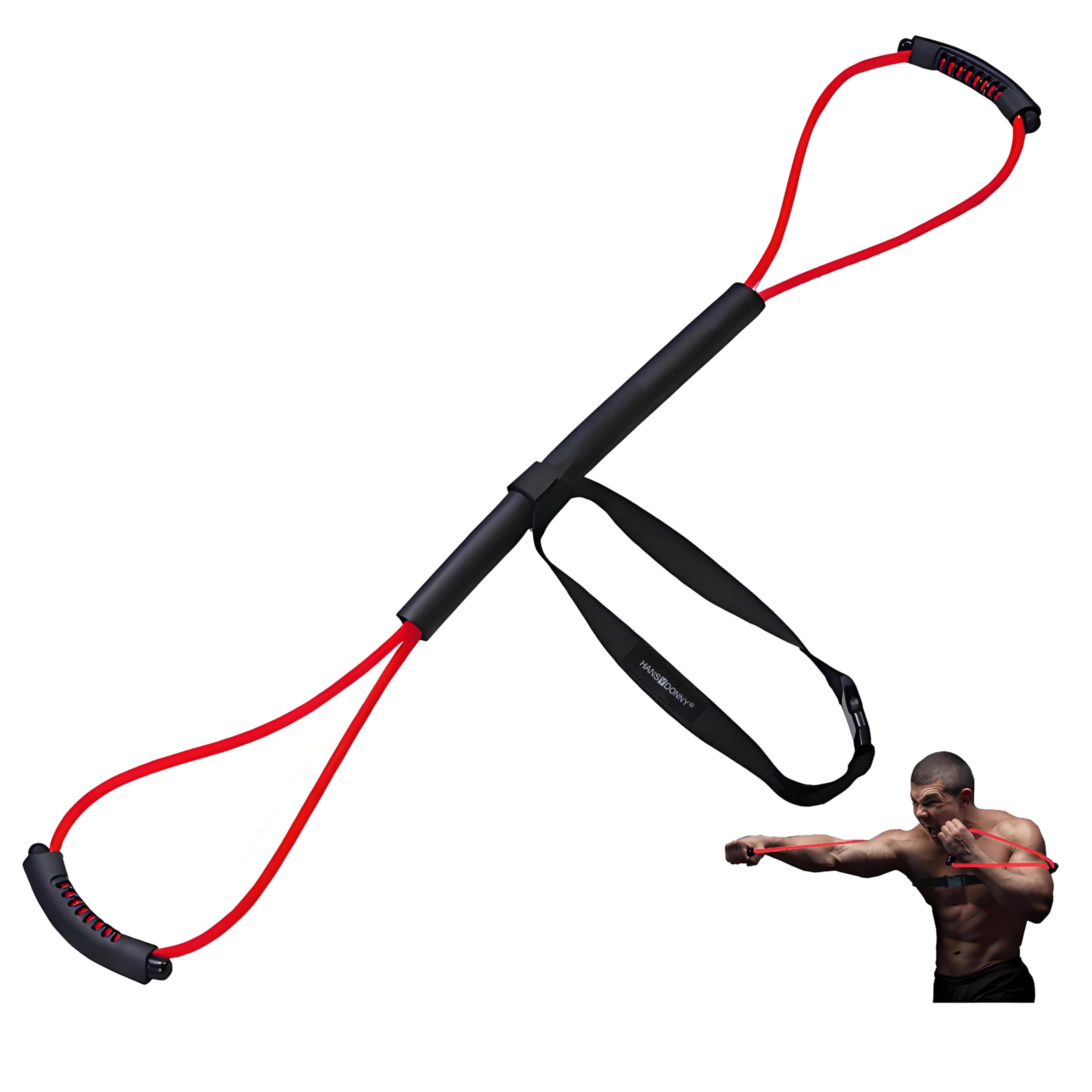 𝐇𝐀𝐍𝐒𝐘𝐃𝐎𝐍𝐍𝐘 Boxing Resistance Bands for Explosive Speed &amp; Power