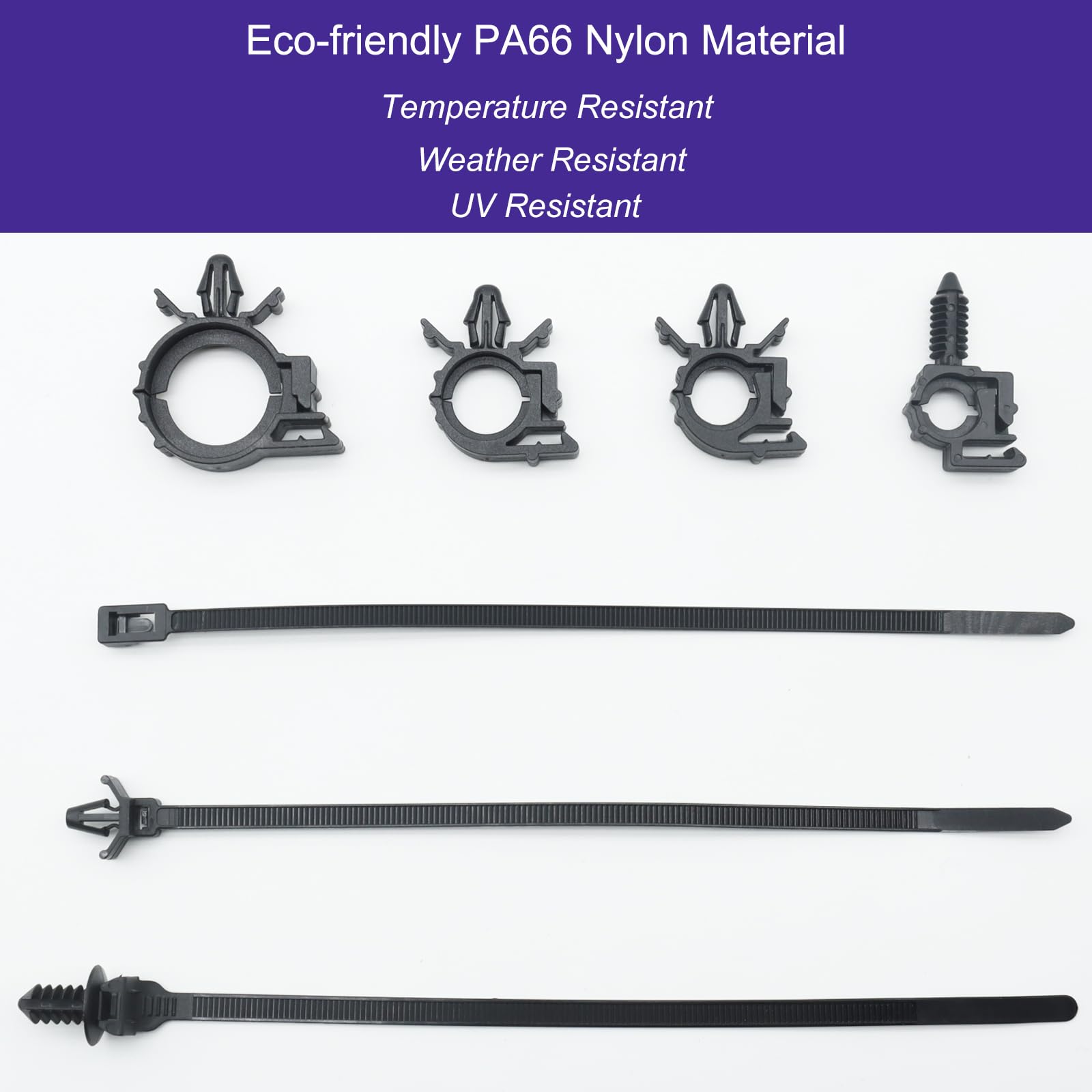 Amazon.com: QYIMLI Universal Push Mount Cable Zip Tie with