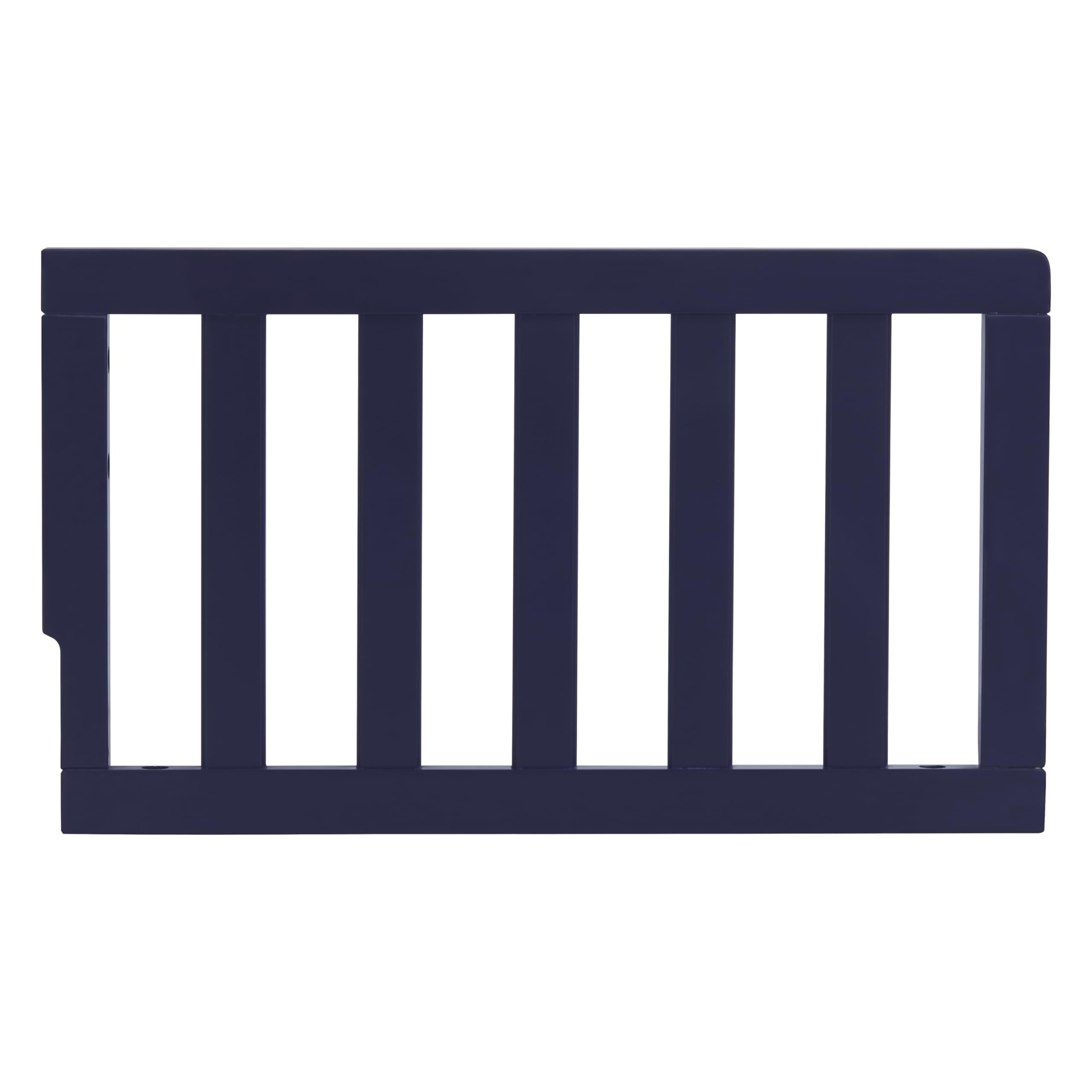 Dream On Me Toddler Guard Rail for Convertible Crib, Solid Wood Bed Rail for Toddler Bed Conversion, Navy