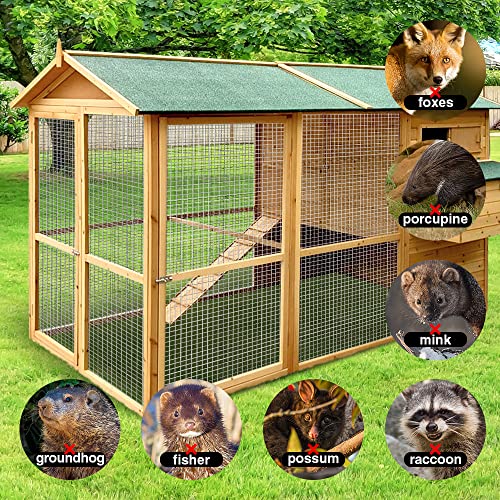 Amagabeli Garden & Home FBA_DHW-003-02 Hardware Cloth 1/2 Inch 36Inx100Ft 19 Gauge Galvanized Welded Wire Metal Mesh Roll Rabbit Fencing Snake Fence thumb #6