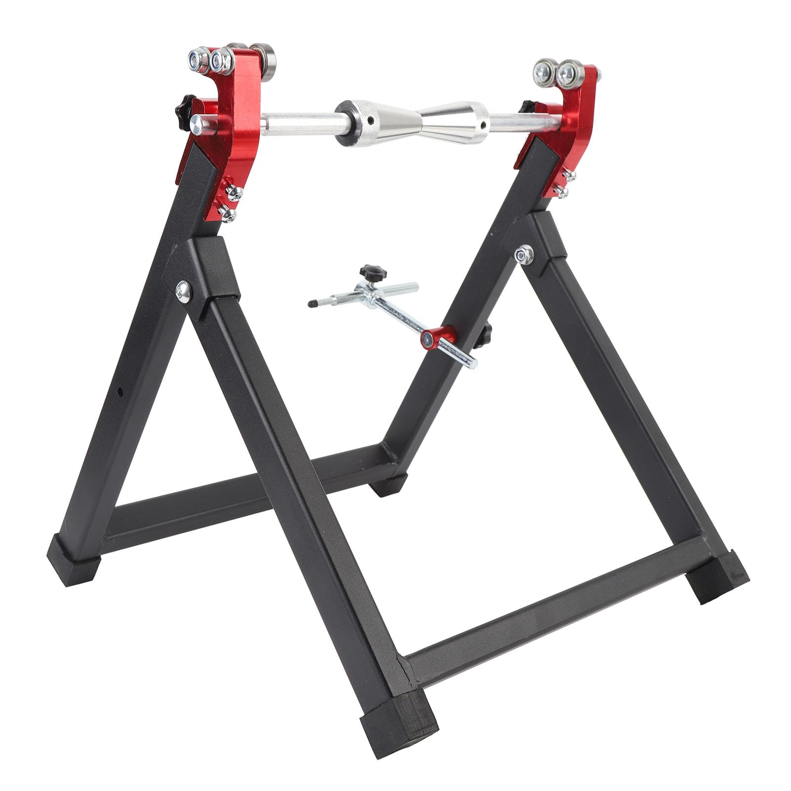 Soporte Equilibrador de Ruedas, Herramienta de Equilibrio de Ruedas de Bicicleta de Acero Resistente, Equilibrador de Alineación de Neumáticos para la Mayoría de Motocicletas de 5 Pulgadas