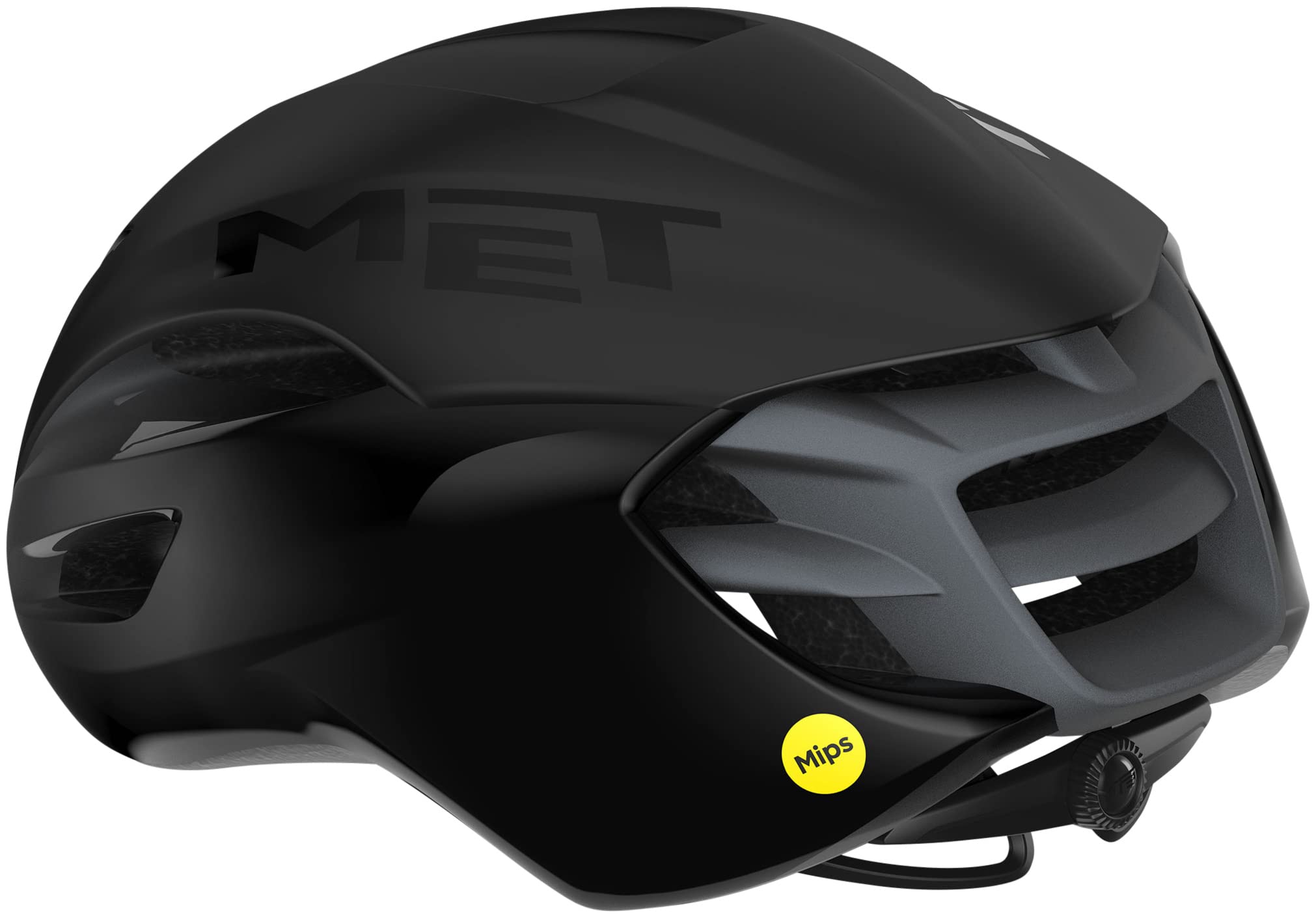 MET Manta MIPS Helmet, Black Matte/Glossy, Small