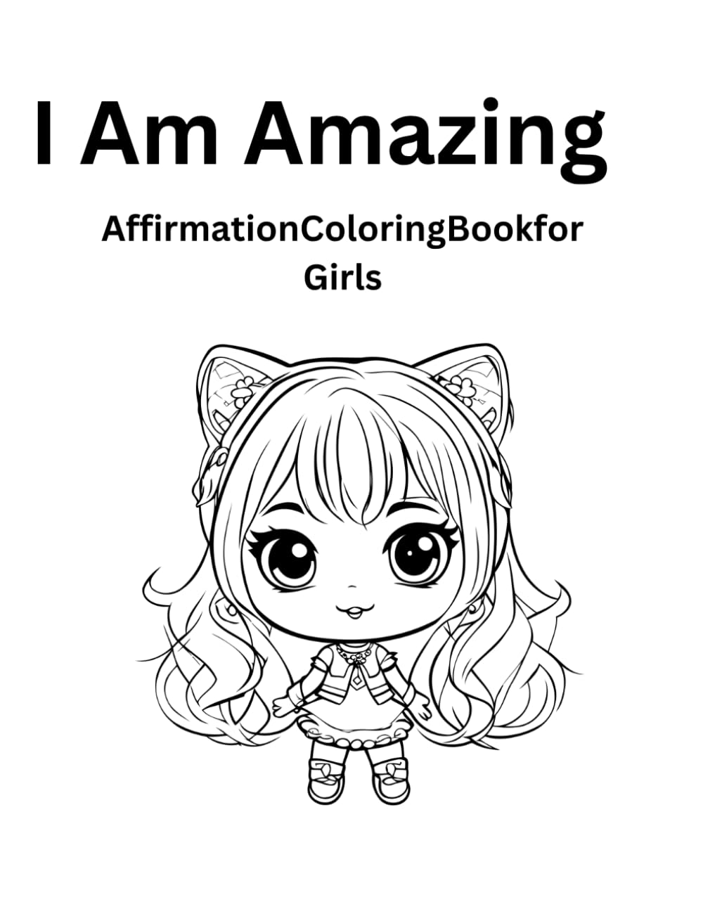 I Am Amazing: Affirmation Coloring Book for Girls
