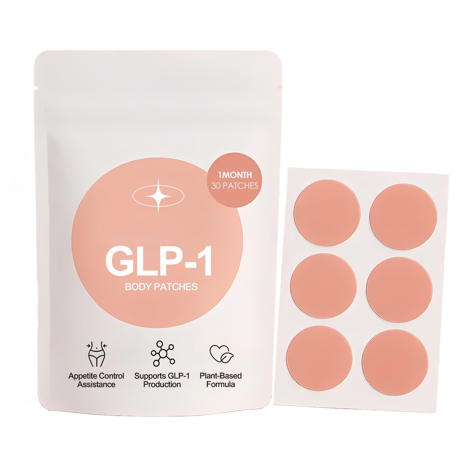 GLP-1 Body Patches, 60 Day Supply, 60 Patches