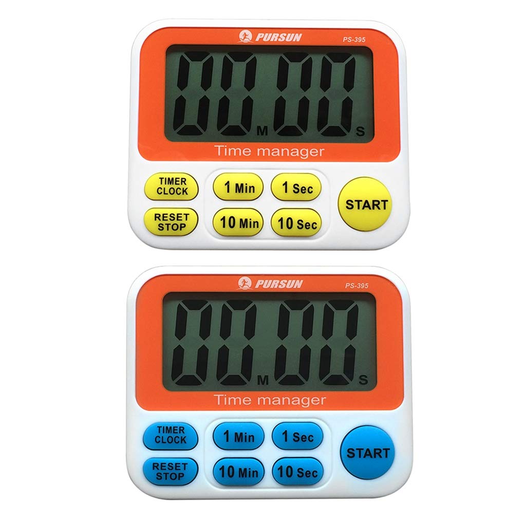 Cyfrowy czasomierz kuchenny budzik magnetyczny stojak duże cyfry LCD z magnesem stojak wiszący hak timer dla dzieci różowy