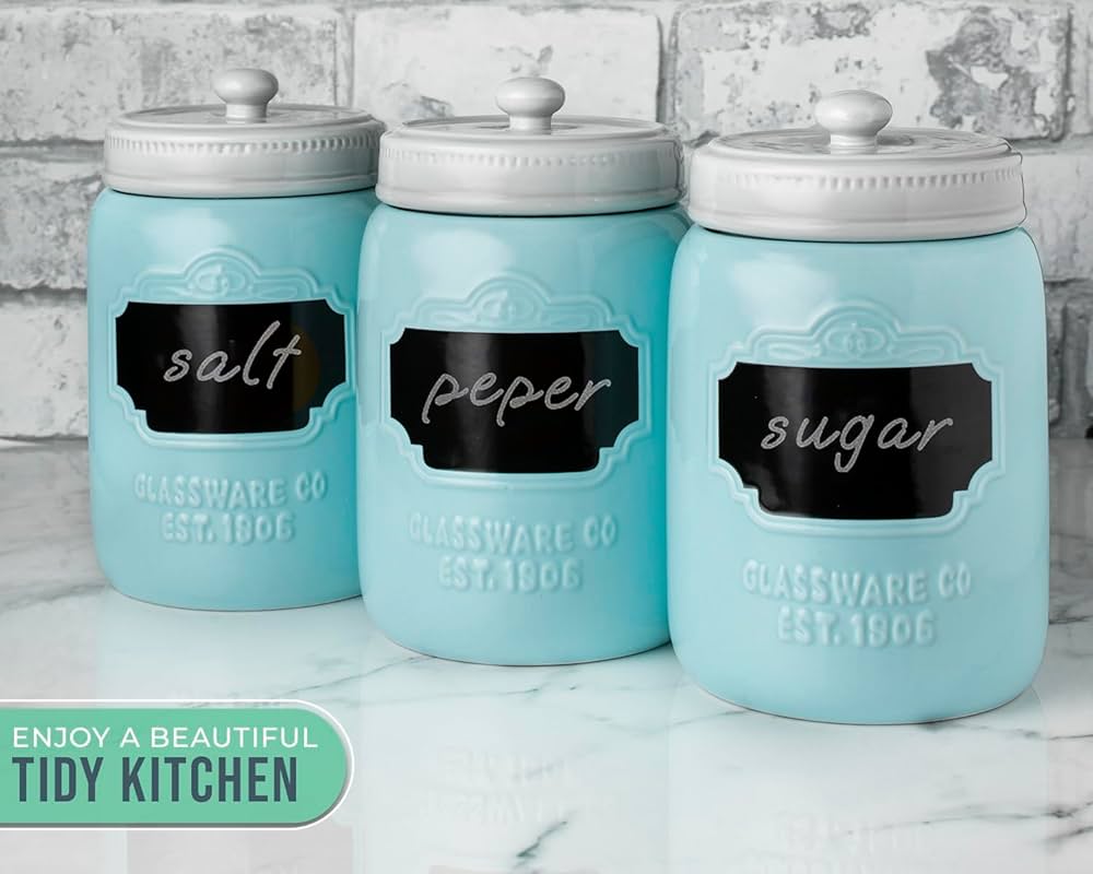 [DUNOON] セラミック製キャニスターセット DUNOON] セラミック製キャニスターセット