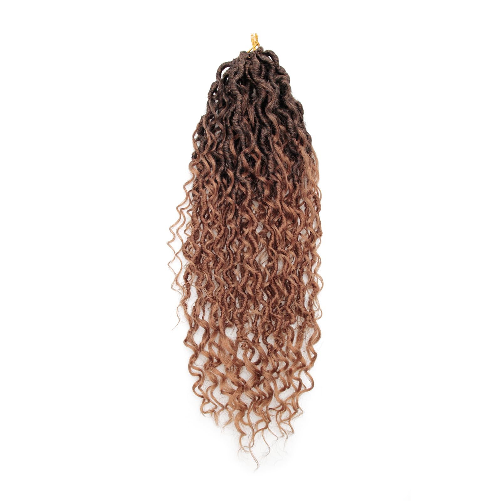 Goddess Locs - Confezione da 8 ciocche di capelli all'uncinetto, 45,7 cm, confezione da 8, 45,7 cm