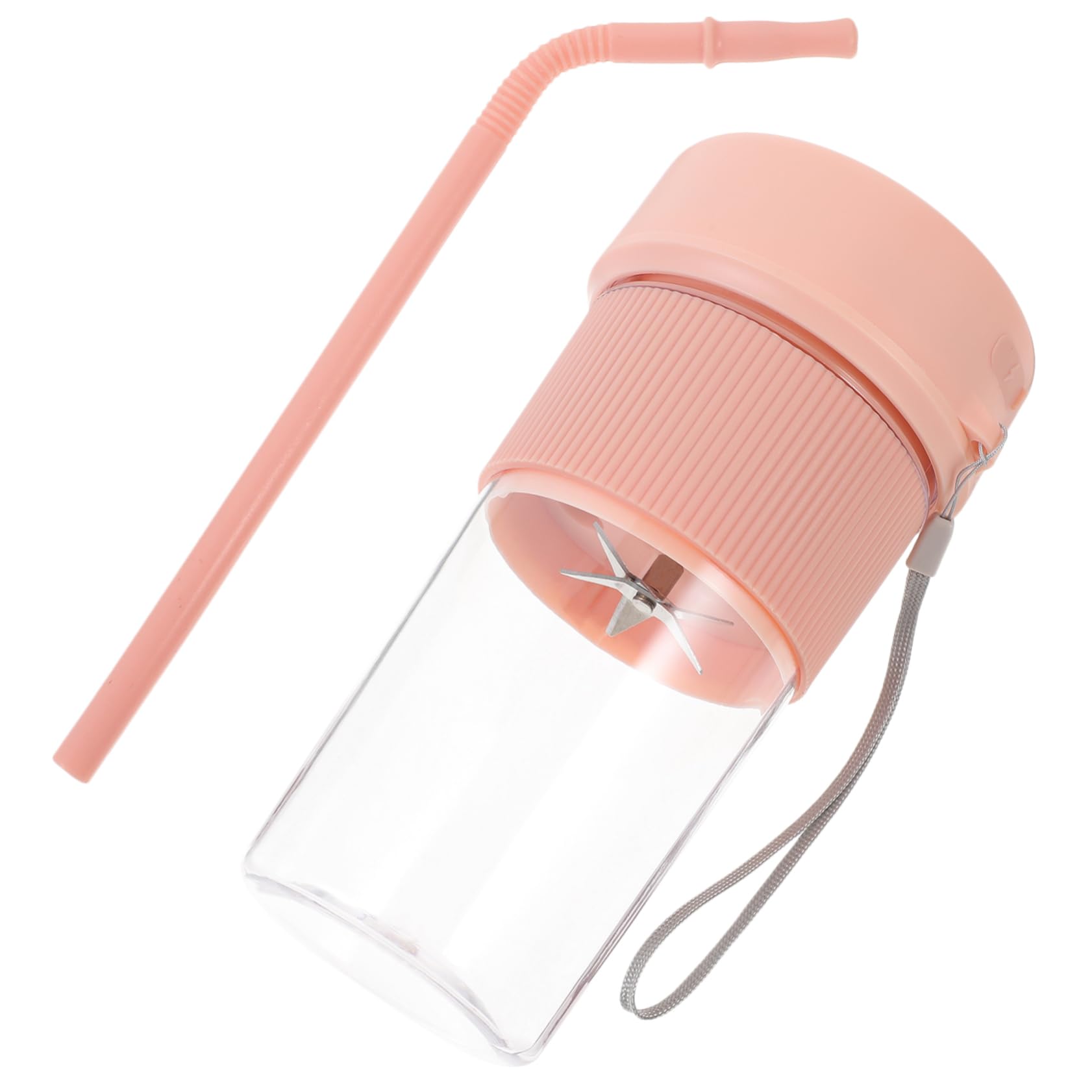 Mikinona Electric Portable Juicer Cup 200ml Mini Blender Rechargeable Fresh Fruit Veggie Extractor Leak-free