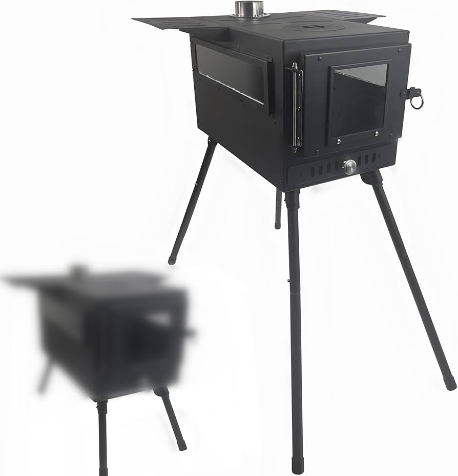 Amazon.co.jp: Solotour テント用 キャンプストーブ【二次燃焼