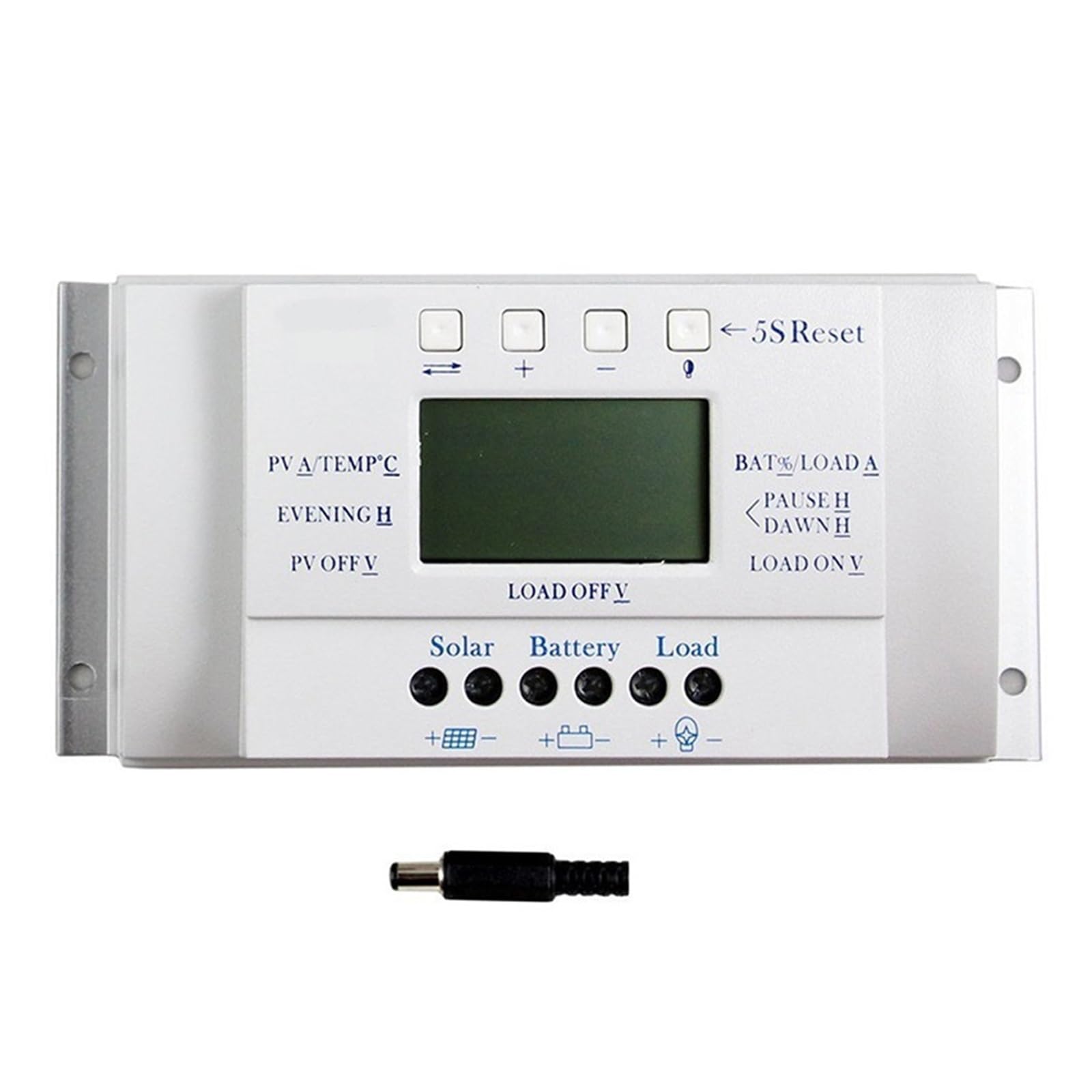 Controlador De Carga Solar MPPT 40A 20A 12V 24V Regulador Solar Automático con Pantalla LCD Control De Temporizador Dual PV MAX 48VDC(40A)