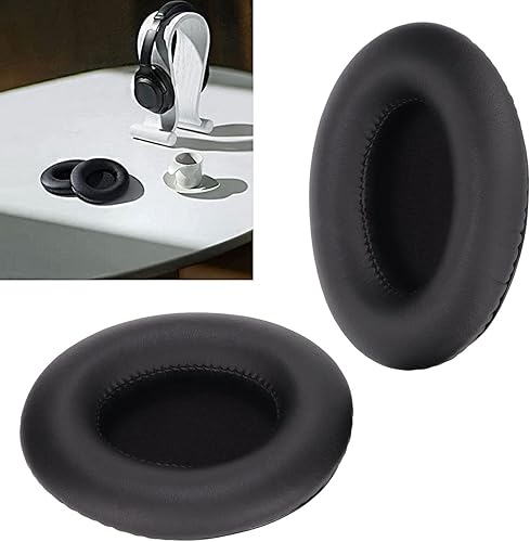 Miniatura 5 de Juego de almohadillas para los oídos, esponja de cuero de proteína suave, repuesto para auriculares TaoTronics TtBH060