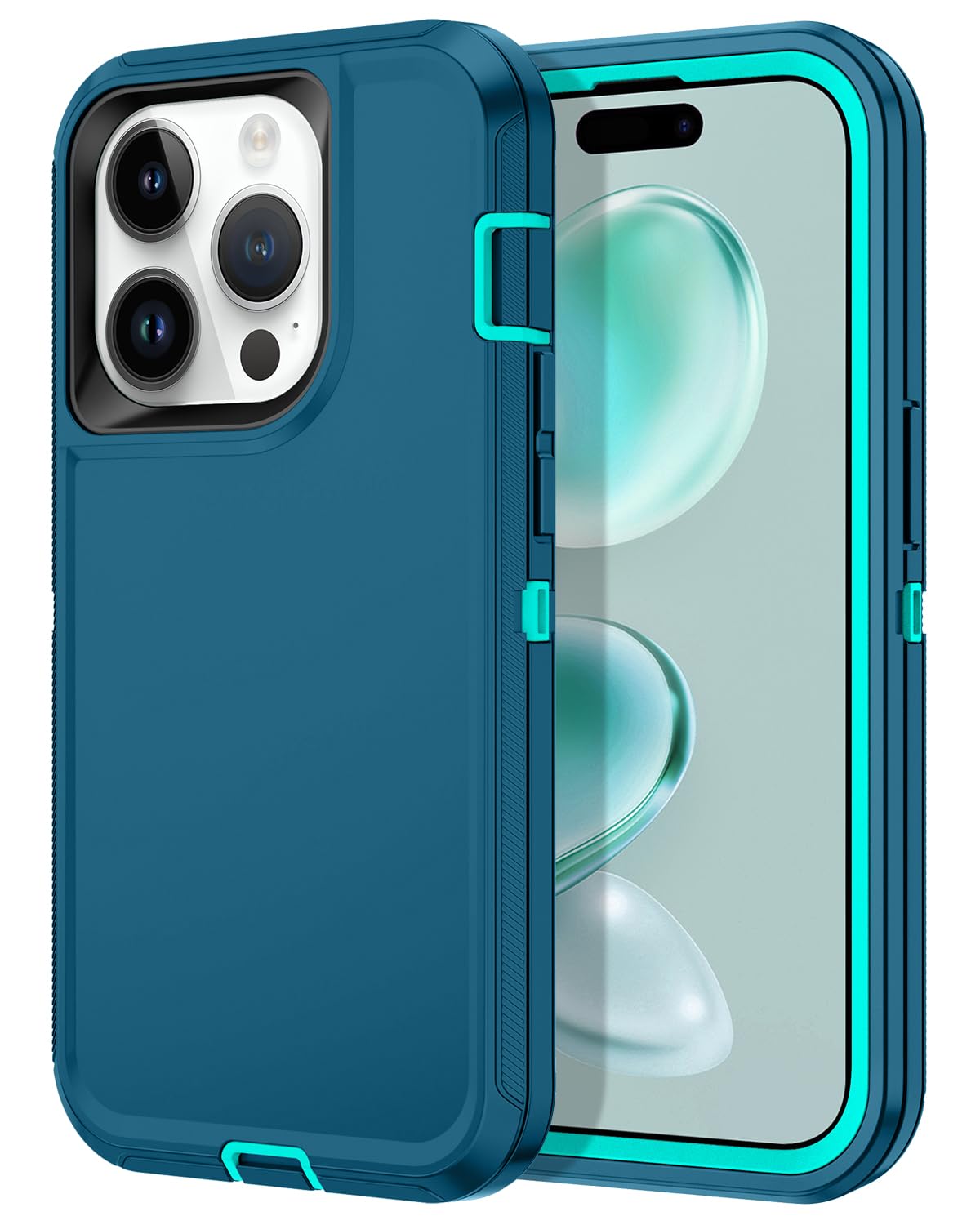 Paprose for iPhone 14 Pro Case Heavy Duty 3-Layer[Shockproof][Dropproof][Dust-Proof] Military Grade Rugged Full Body Prote...