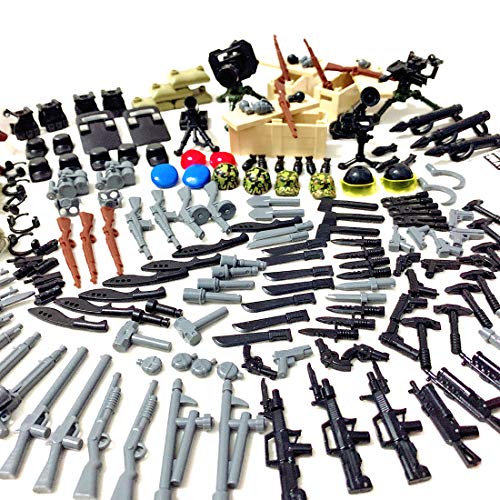 HIDE Waffen Set, Minifiguren Maske, Helm und Blaster , Custom Military Waffen Set Kompatibel Mit Lego Figuren Soldaten… – Bild 3