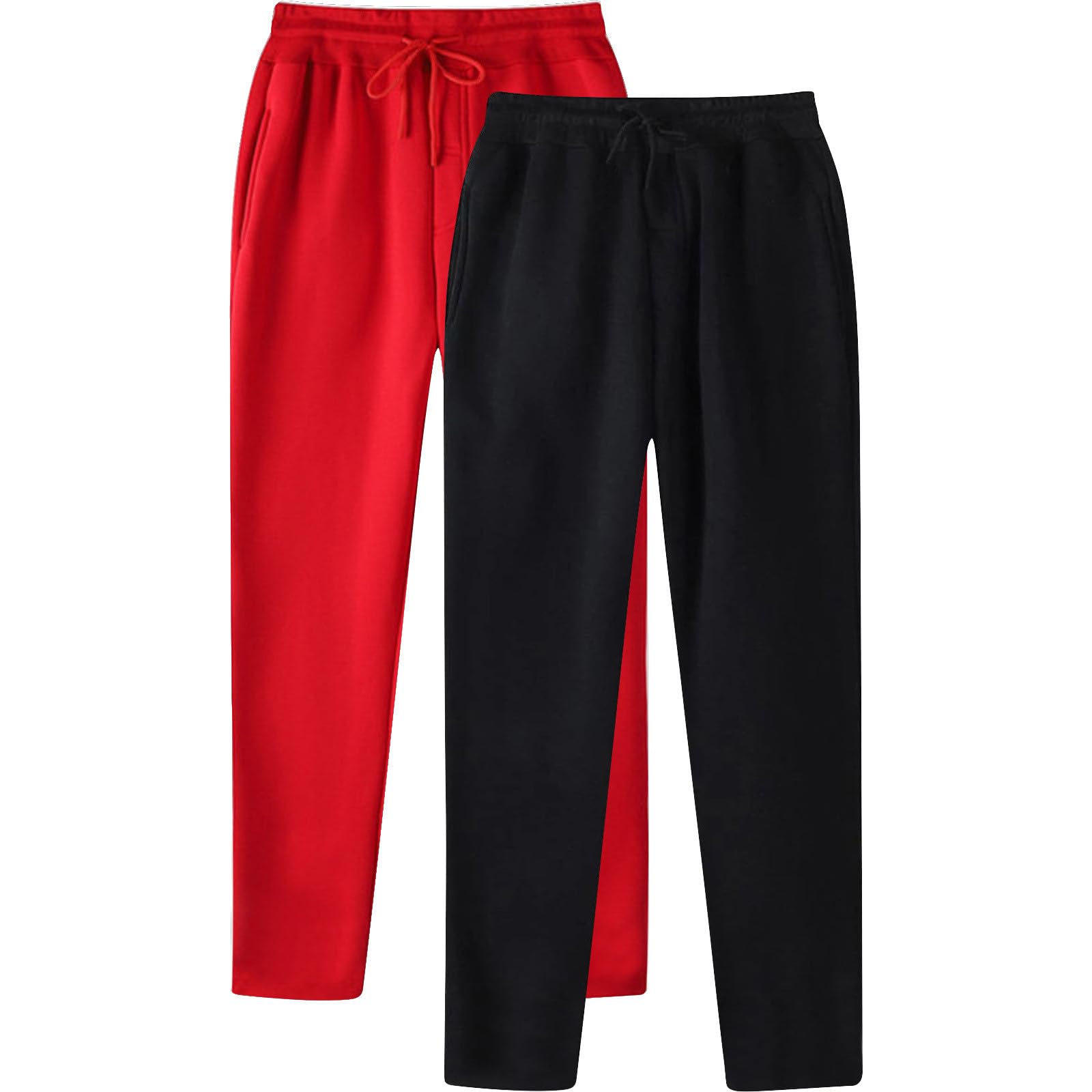 Pantalon hip hop ample uni avec grande poche de rangement - 4