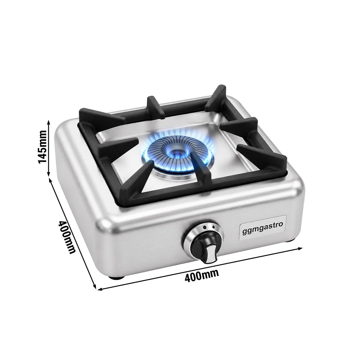 GGM Gastro | GKOZ1 | Gasherd - 4 kW - 1 Brenner