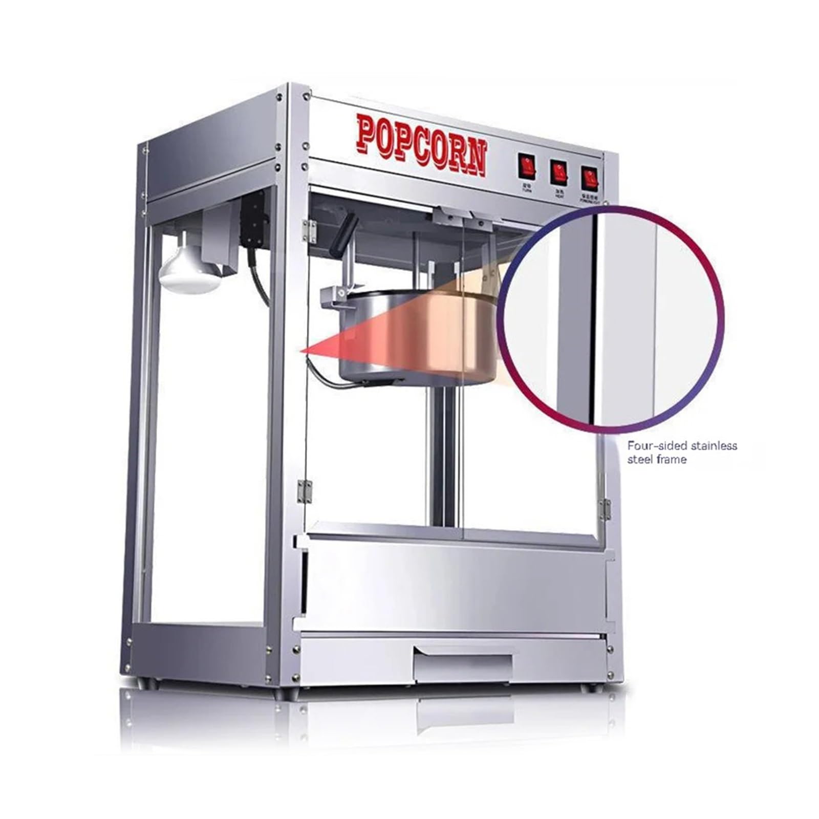 macchina per pop corn Macchina for popcorn commerciale for riso soffiato elettrica for professionale automatica for mais popper in acciaio inossidabile per uso familiare