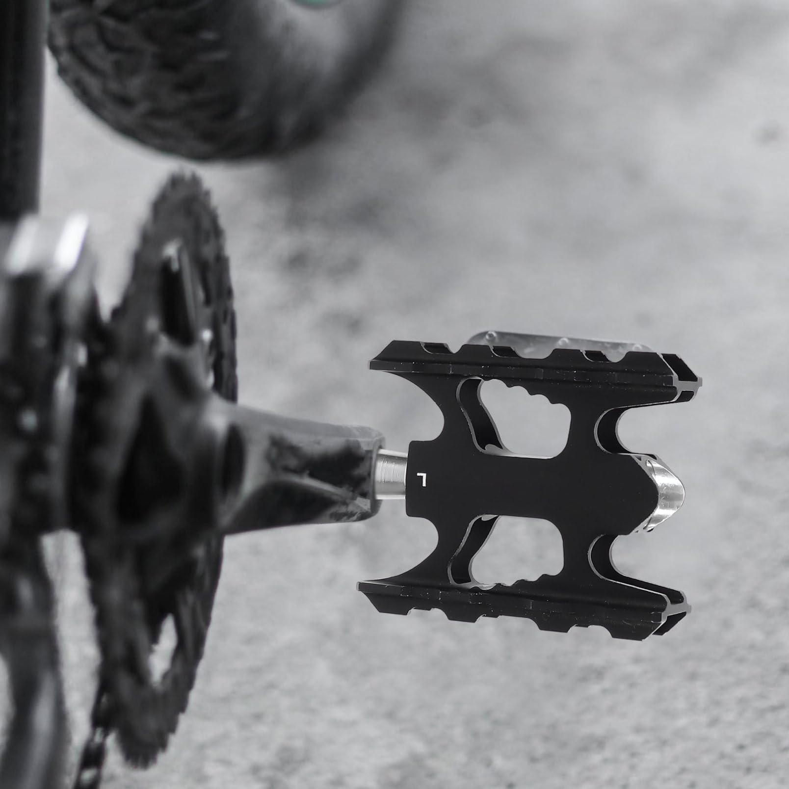 Bicicleta Aleación Antideslizantes Plataforma Grande con Rodamientos Sellados para Montaña y Carretera
