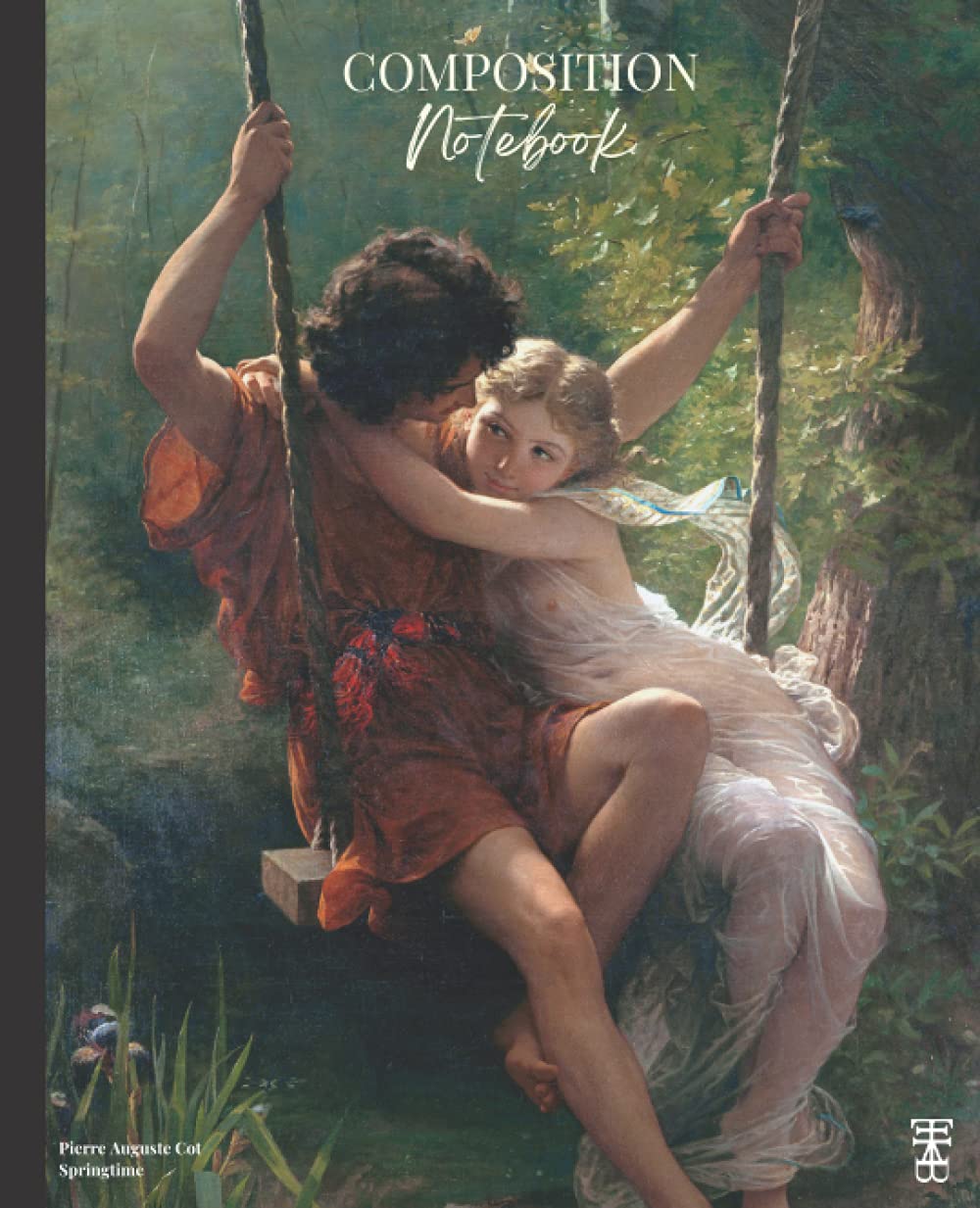 Composition Notebook: Pierre Auguste Cot - Springtime Journal/Notebook: 110 pages: 7,5x9,25 College Ruled | Famous Artists Paintings Notebook | Famous ... Journal | Decorative Notebook | Iconic Art