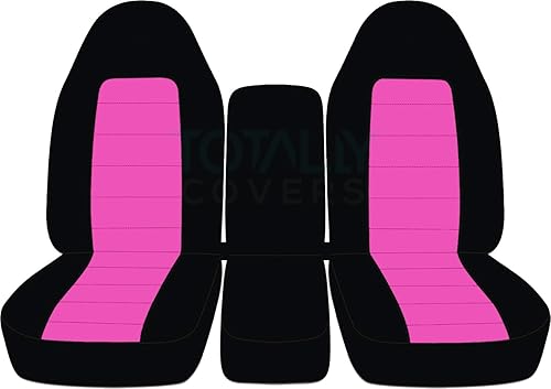Miniatura 3 de Totally Covers Compatible con fundas de asiento de camión de dos tonos Dodge Ram 2002-2005 (3 generación) (banco dividido 402040) con consola