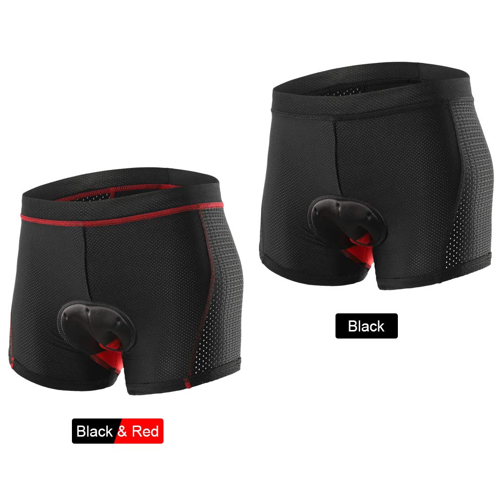 Lixada Pantaloni Corti da Ciclismo in Silicone, Traspiranti con Gel 5D per Unisex Adulto