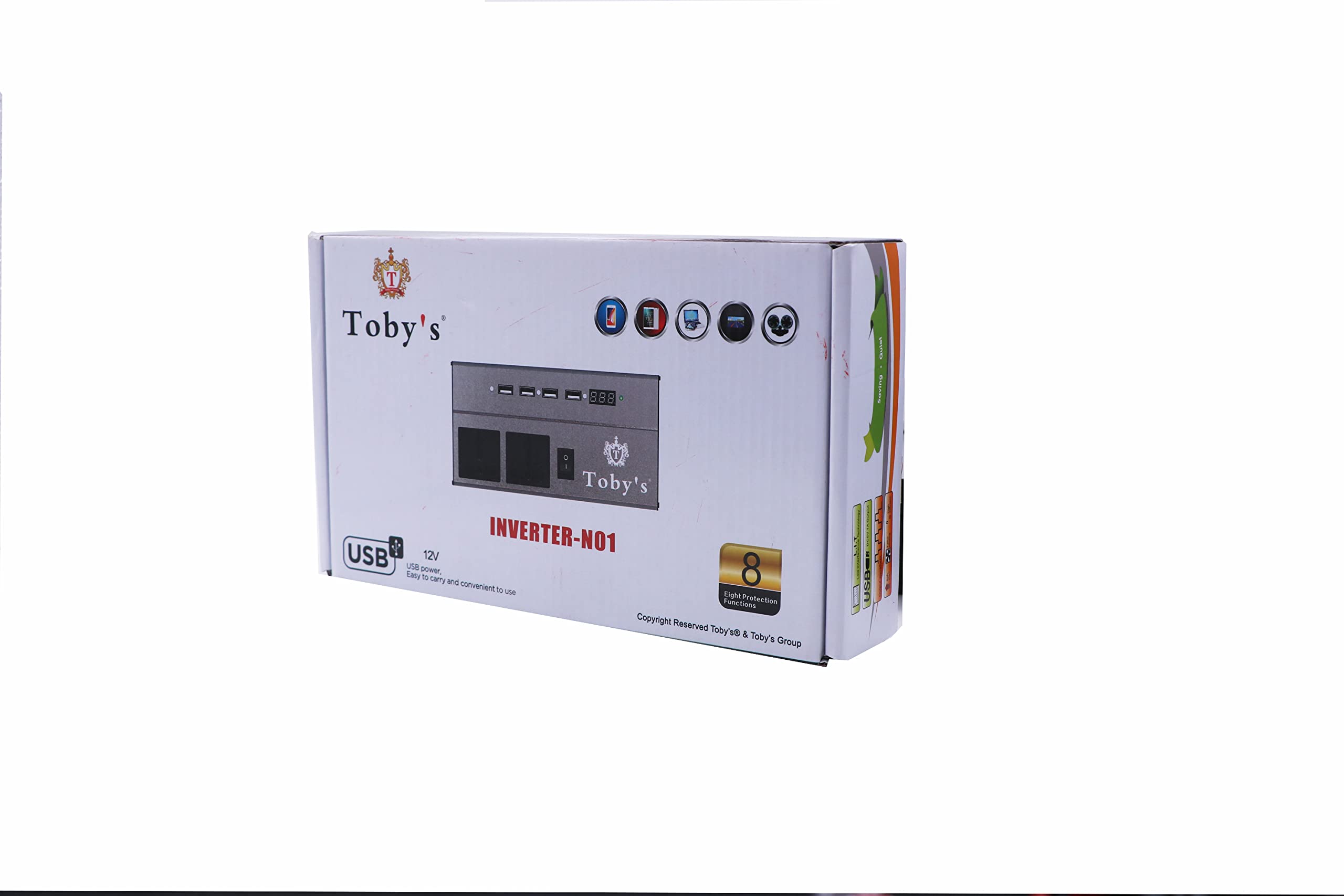 Toby'S Inverter-01 Dc 12V To Ac 220V Auto Voltage Converter