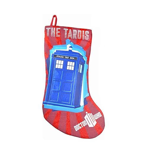 Kurt Adler rot Doctor Who Tardis Aufnäher Lagerhaltung, 19