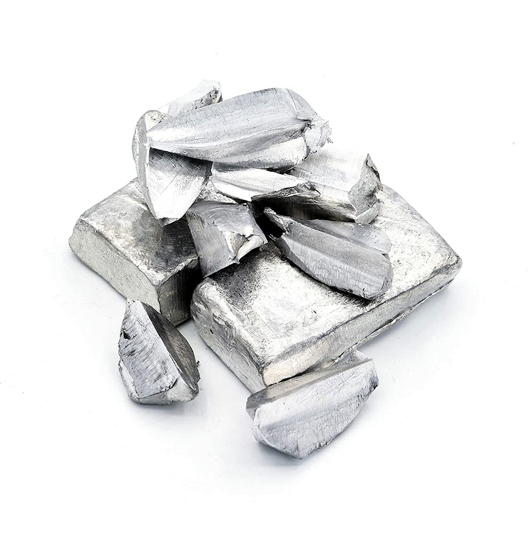 Indium Metal Ingot | 99% Pure Indium Ingot - 100g Softest Metal for Aviation Applications