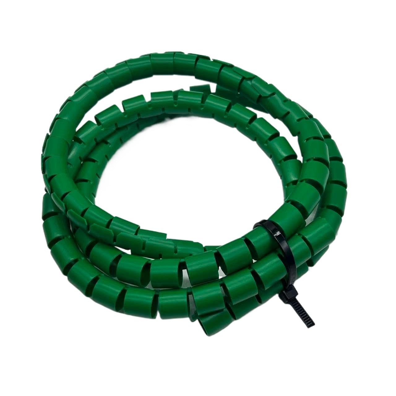 manga de cable espiral, Organización de protección tubos con envoltura en espiral identificación 25 mm for tuberías, cables, antidesorden(Green,3 Meters)