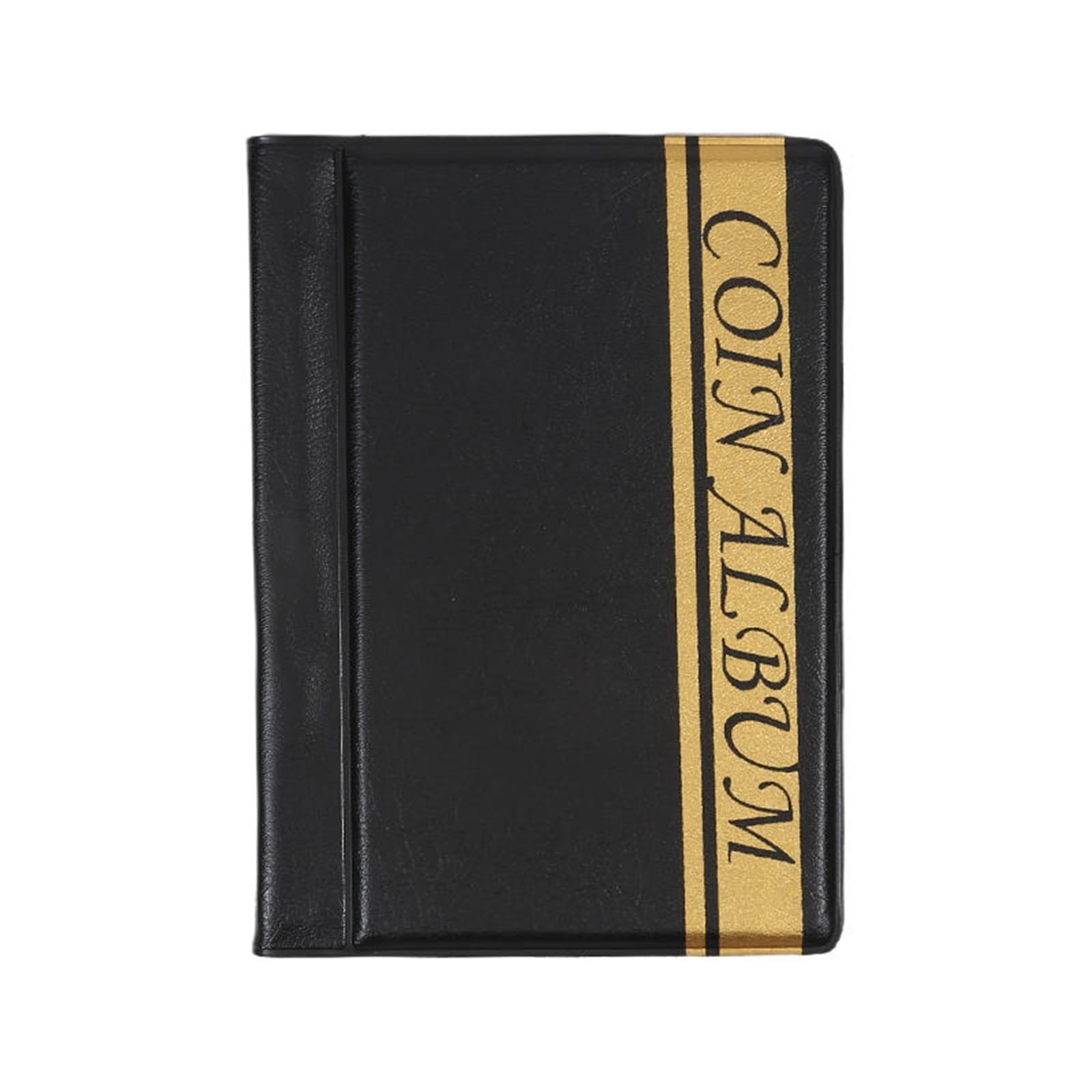 QuxetlRyz Coin Collection Album 120 Pockets Coins Album Collection Book Commemorative Penny Coin Storage Collecting Holders(Black)