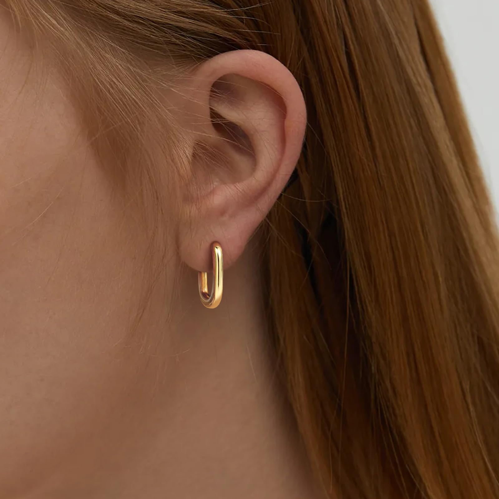 Orecchini Donna Cerchio Argento 925, Orecchini Donna Oro Oorecchini Cerchio Oro 18k Orecchini Uomo Cerchio Diamanti Orecchini Cuore Piccoli Earrings for Women Moda Gioielli Regali per Lei