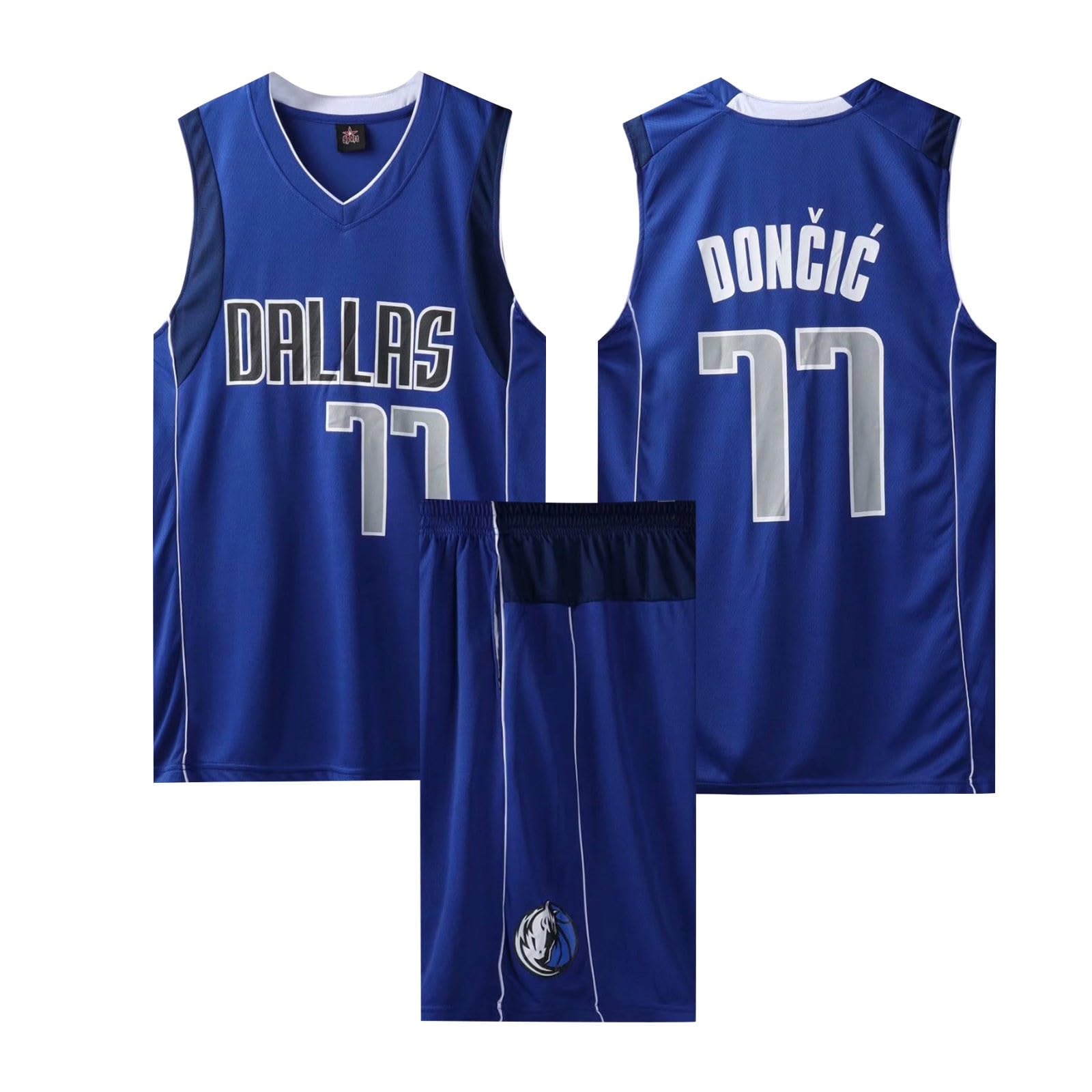 Maillot Basket Enfant Homme 2 Pièces Ensemble Maillots De Basketball Jersey Garçon Vêtement Set Équipement d'entraînement Sport Gilet Basket+Shorts