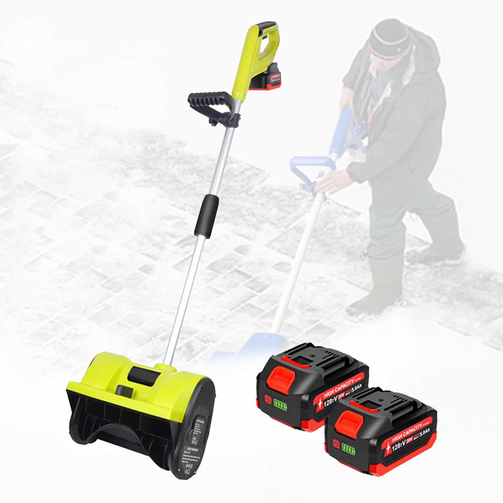 Amazon.co.jp: 新型 除雪機 充電式 電動スコップ 除雪スコップ 電動