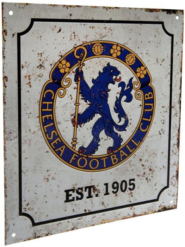 Amazon.com: Chelsea Retro Logo Sign - Multi-Colour : Sports & Outdoors
