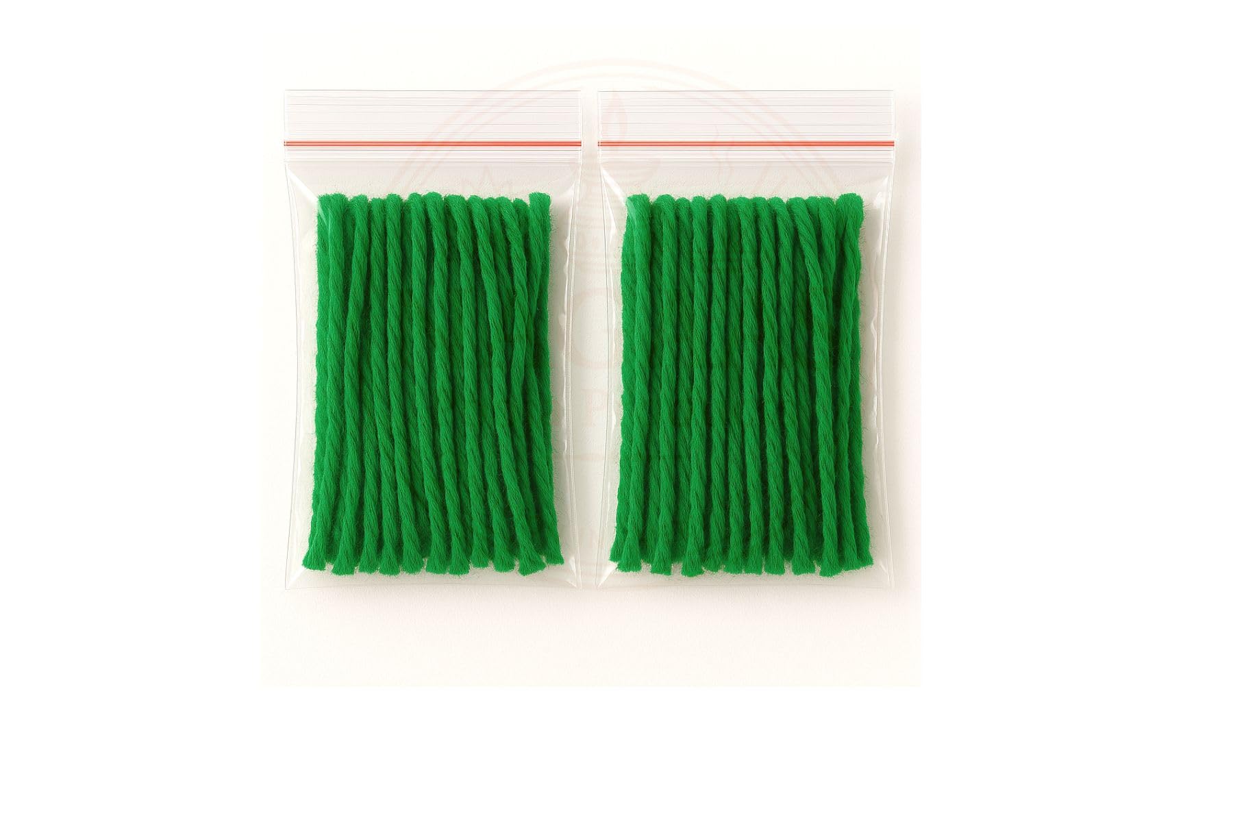 Nagaas | Packs of 2 (100 Pieces in Each Pack) | Green Color Cotton Wicks for Daily Home Pooja and Temple use-picture-19