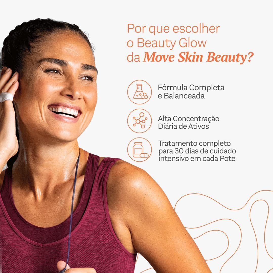 Kit 2 Beauty Glow Multivitamínico Move Skin Beauty 30 Cápsulas em promoção! Veja a oferta e mais achadinhos de Vitaminas & Suplementos 6 Hoje é o melhor dia para comprar Kit 2 Beauty Glow Multivitamínico Move Skin Beauty 30 Cápsulas com aquele preço maroto! Promoção! Aproveite a oferta! 6