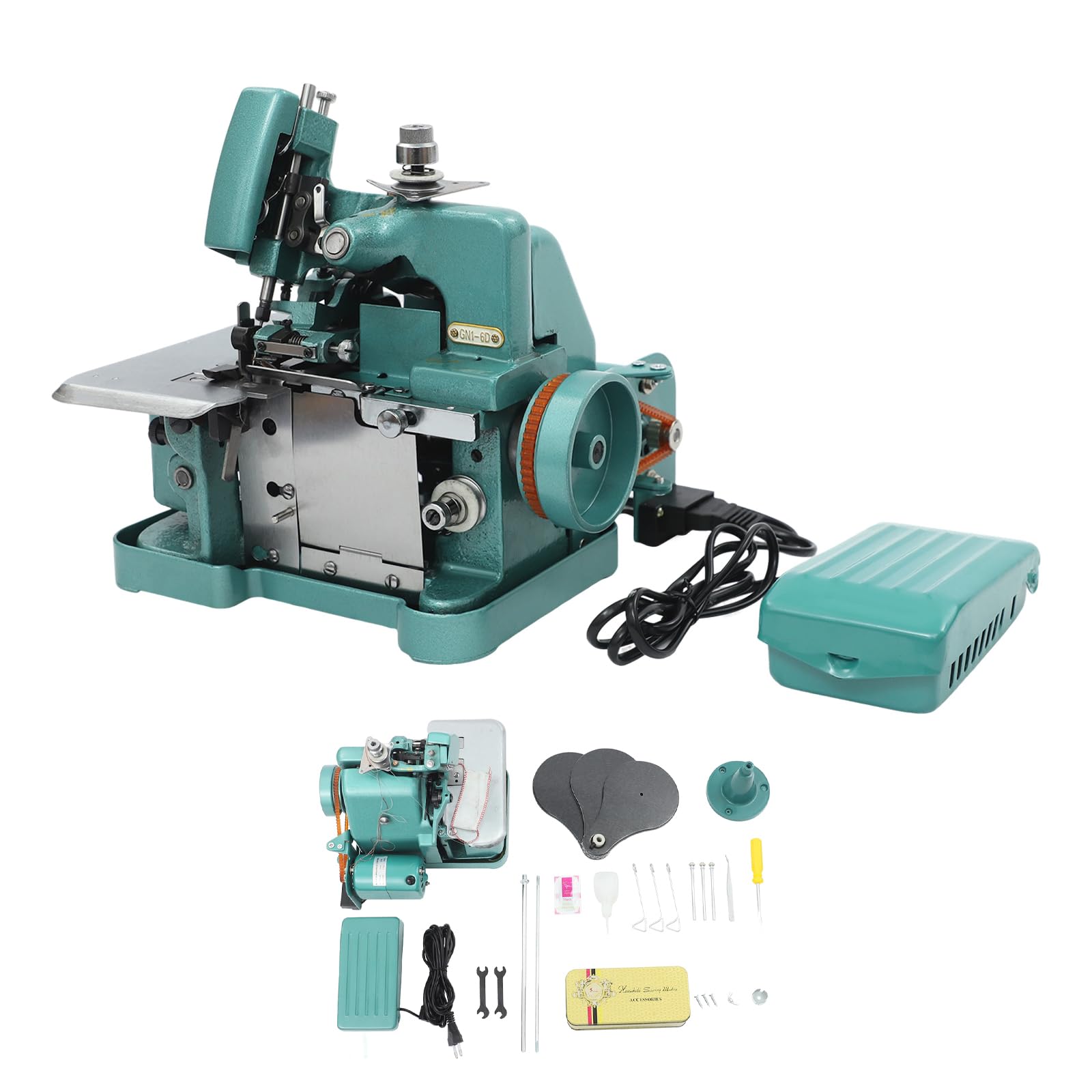 Macchina da cucire overlock da 150 W, macchina da cucire overlock, 9000 giri/min, macchina elettrica overlock, per sartoria, vendita al dettaglio, casa, ecc