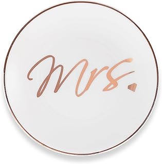AsherKeep Rose Gold Mrs Ring Dish Engagement Ring Dish Engagement Ring Holder Bride Ring Dish Engagement Gift Mrs Ring Holder Mrs Dish Mrs Accessories