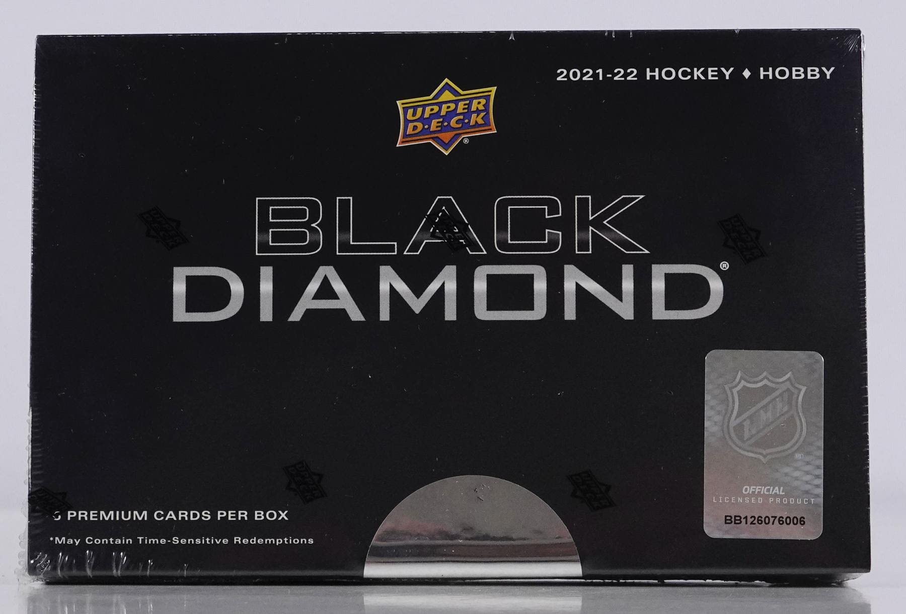 2021/22 Upper Deck Black Diamond Hockey Hobby Box 1 Pack Per Box, 6 Cards Per Pack