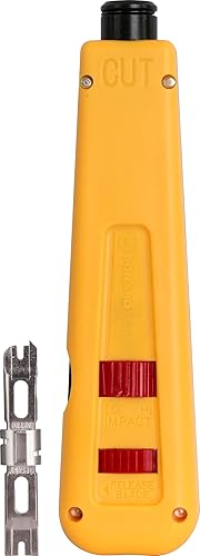 Jonard Tools EPD-914110, herramienta de punchdown manual con hoja de acero 110 para bloques de punchdown