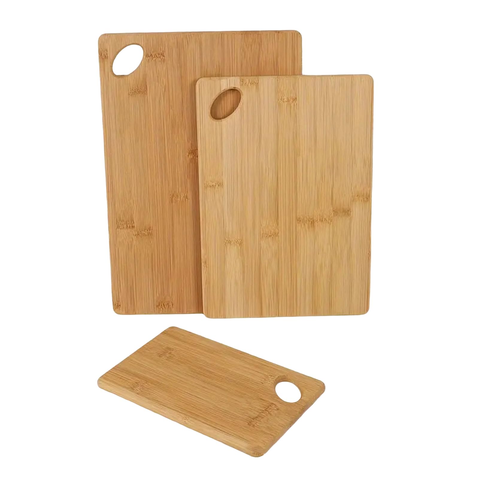 Tsophreniq Of 3 Chopping Boards for Meat Vegetables and Fruit Preparation Double Sided Serving Board Kitchen Tool Charcuteries Board