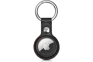Leather AirTag Keychain Holder – Durable Protection for Your Precious AirTag