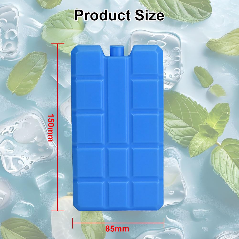 4 sztuki wkładów chłodzących 200 ml, małe akumulatory chłodzące, mini elementy chłodzące, elementy chłodzące, płaskie wkłady chłodzące do lodówek, do lodówek, do torby chłodzącej, płaskie wkłady
