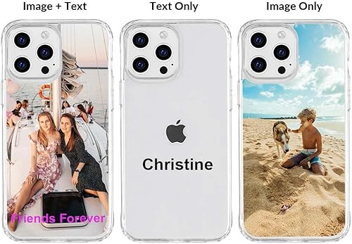 Miniatura 2 de Funda personalizada para Apple iPhone 15 Pro Max, funda personalizada a prueba de golpes con imagen fotográfica, texto y imagen, diseño de imagen