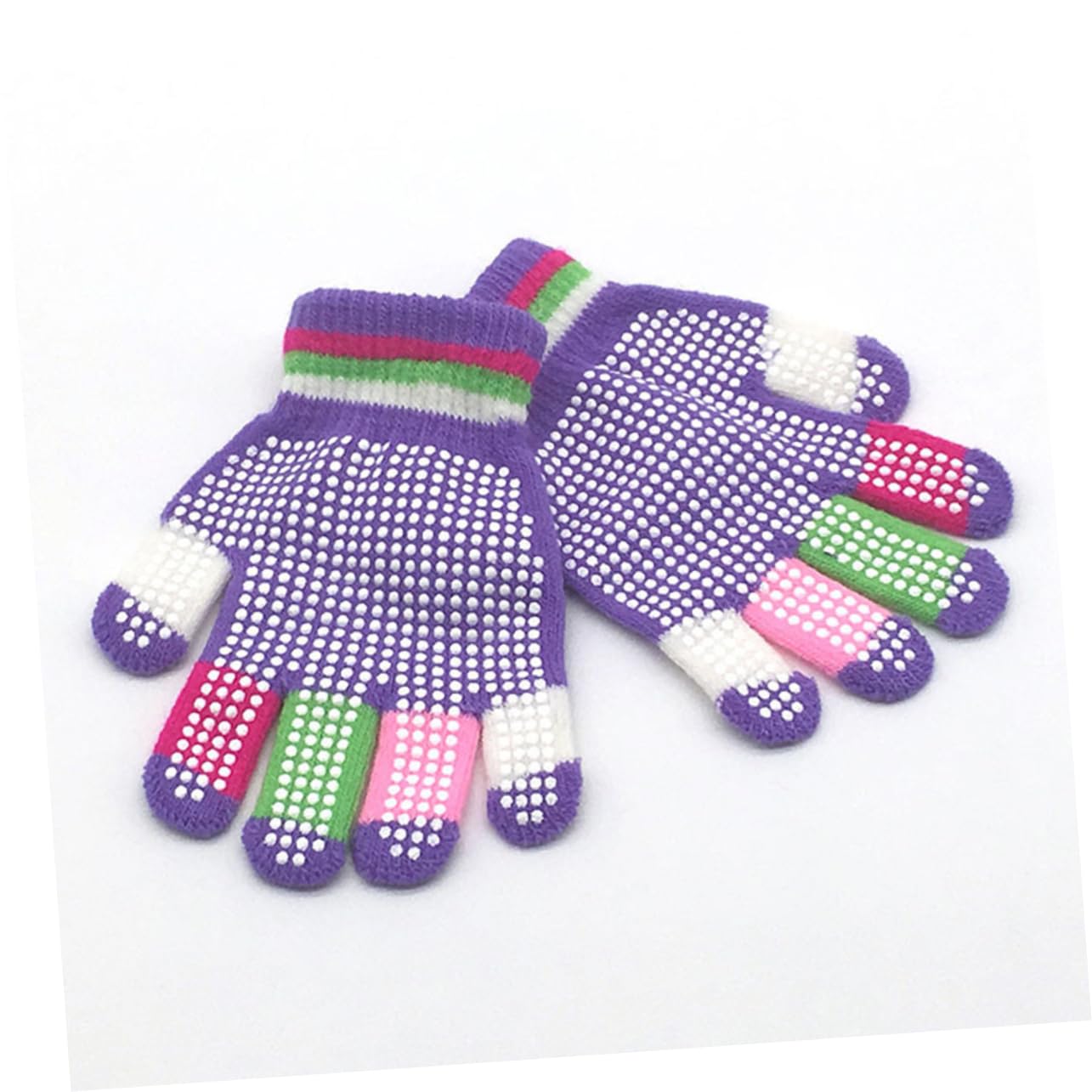 LIFKOME 12 Pairs Boys and Girls Snow Gloves Winter Warm Non-slip Gloves for Boys Girls Random