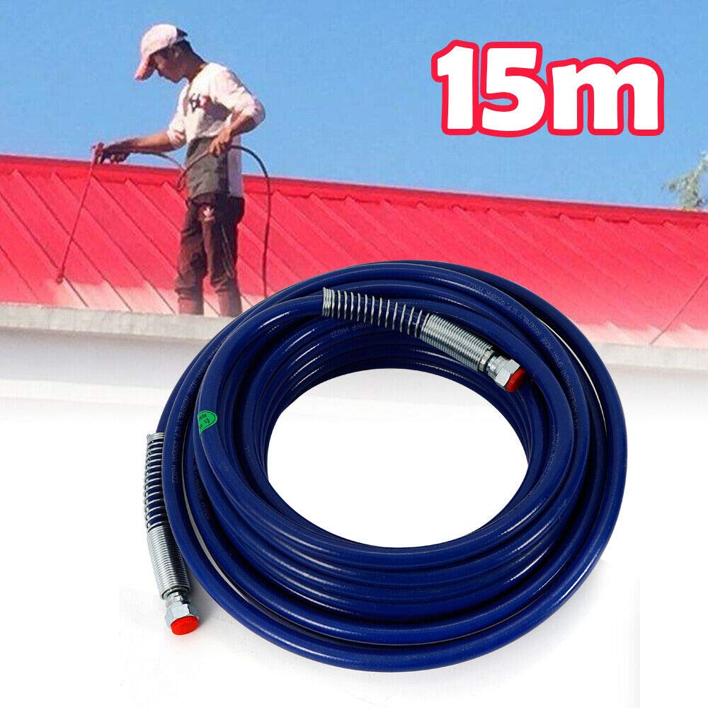 Manguera de alta presión (15 m, 1/4", para pistola pulverizadora Airless)