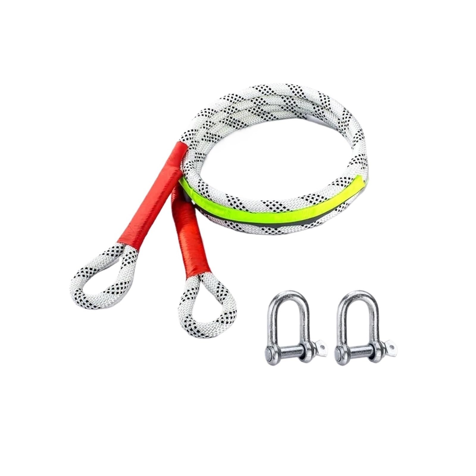 Correa de Remolque de Coche Cuerda de Remolque Todoterreno para Exteriores de Coche de Varios tamaños, Cuerda de Rescate de Emergencia más Gruesa Eslinga(3-3t5m)