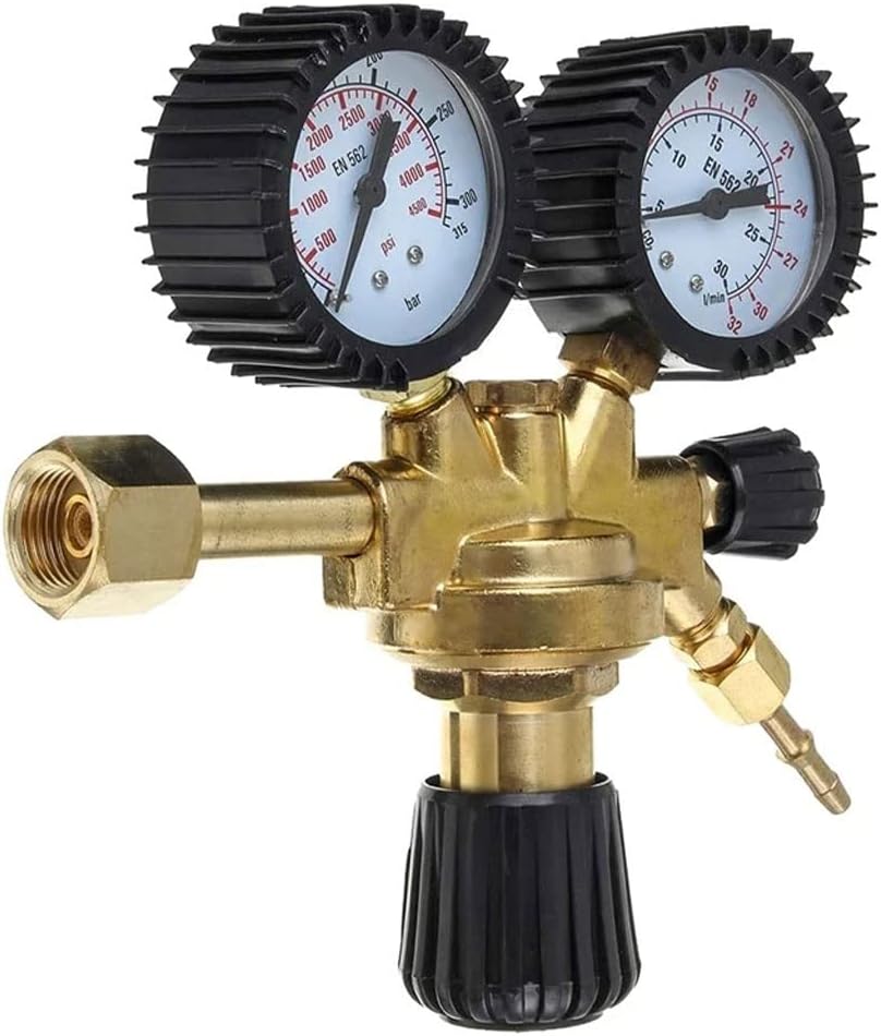 Universal Argon AR CO2 Mig Tig Flow Meter Gas Regulator Flowmeter Welding Weld Gauge Argon Regulator Pressure Reducer